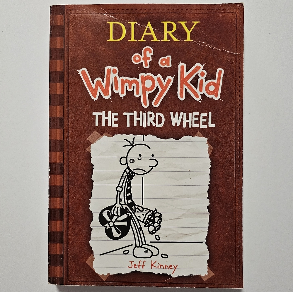 "Diary of a Wimpy Kid: The Third Wheel" Book by Jeff Kinney - Paperback
